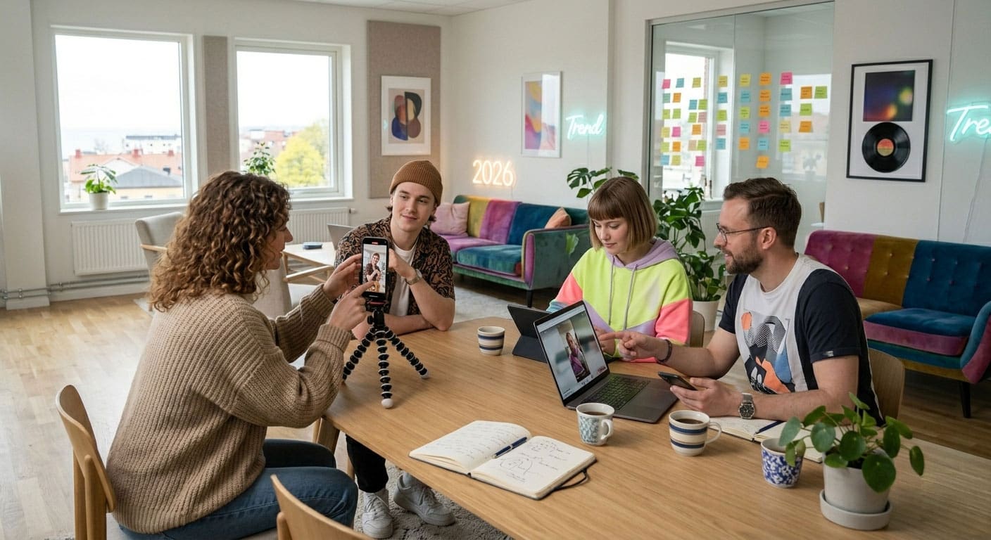 Sociala medier‑trender 2026